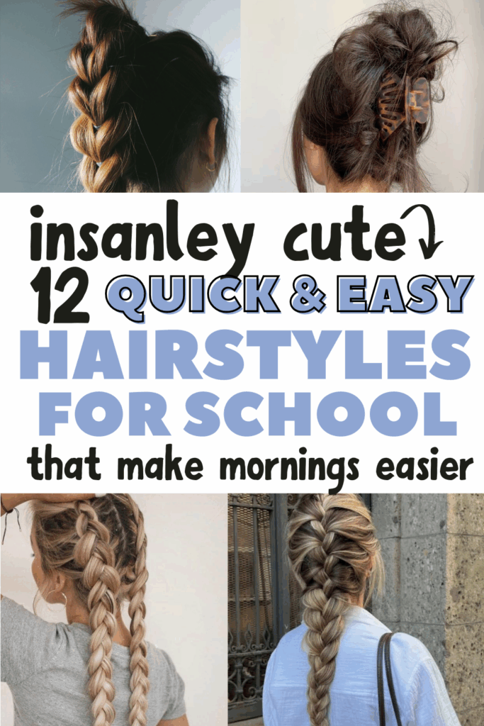 easy hairstyles for school