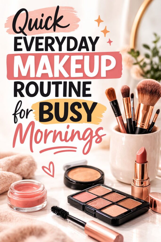 5 minute makeup routine