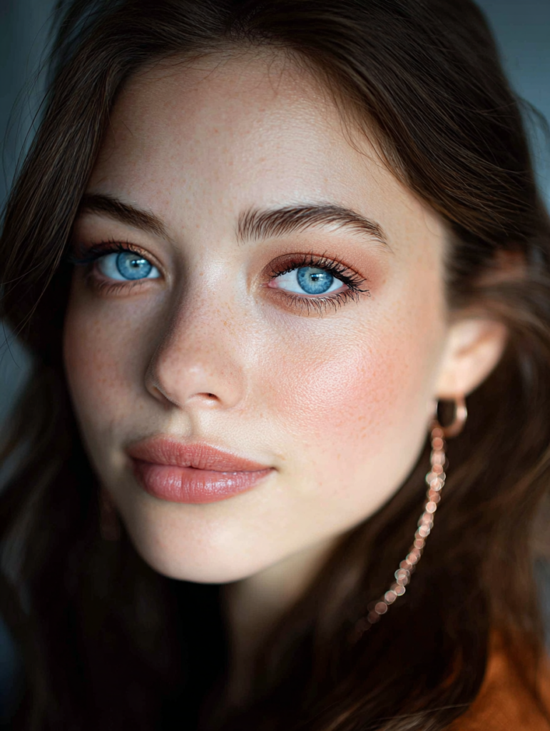 Best Makeup for Blue Eyes and Brown Hair