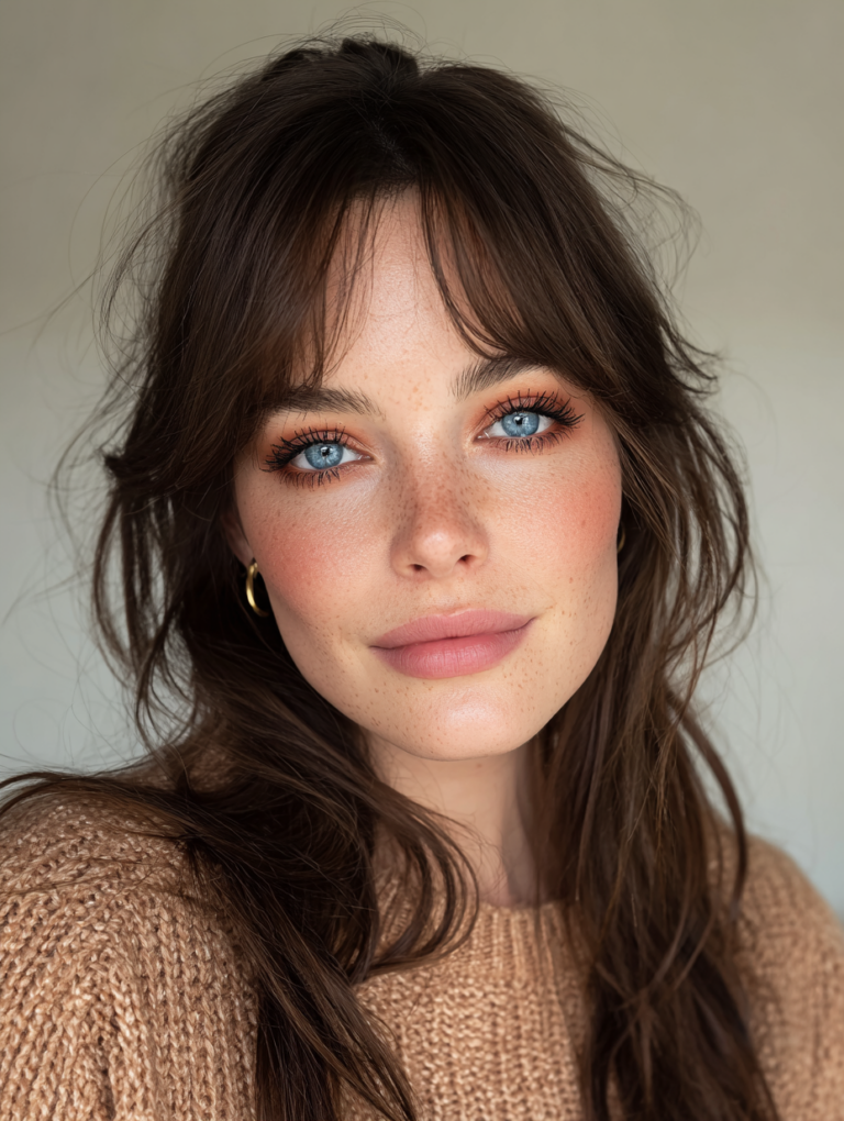 Best Makeup for Blue Eyes and Brown Hair