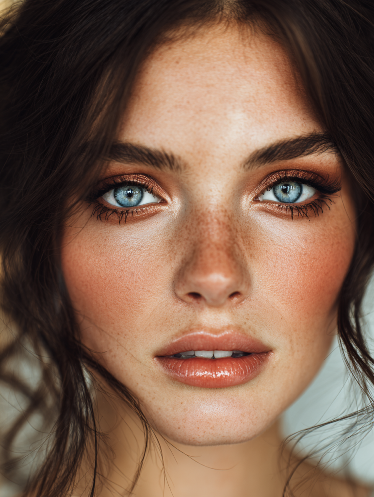 Best Makeup for Blue Eyes and Brown Hair