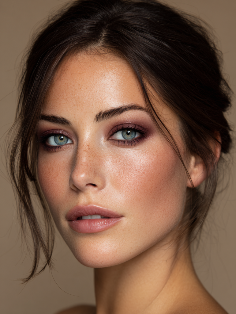 Best Makeup for Blue Eyes and Brown Hair