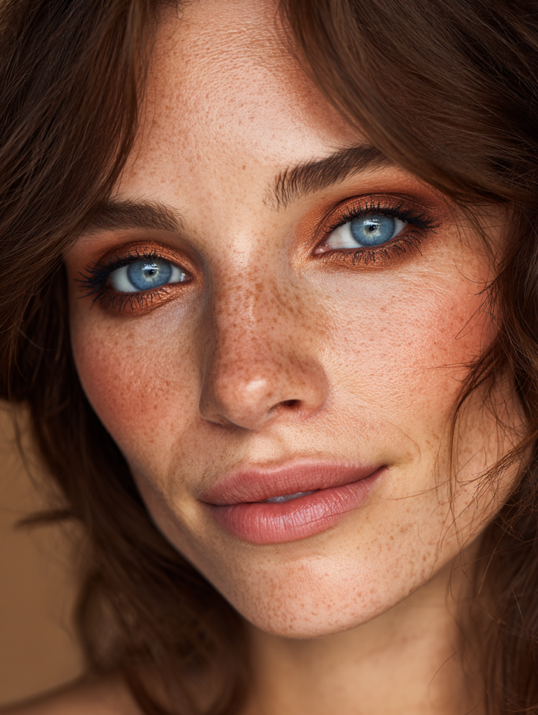 Best Makeup for Blue Eyes and Brown Hair