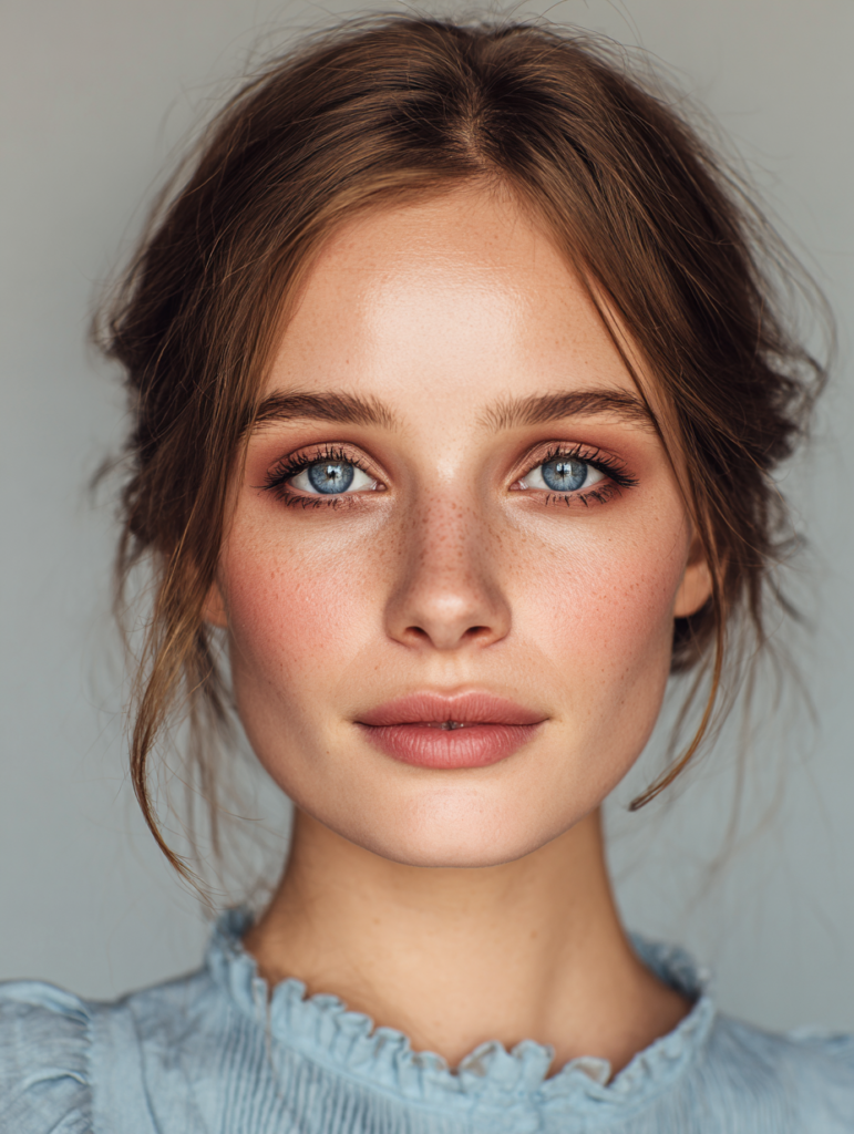Best Makeup for Blue Eyes and Brown Hair
