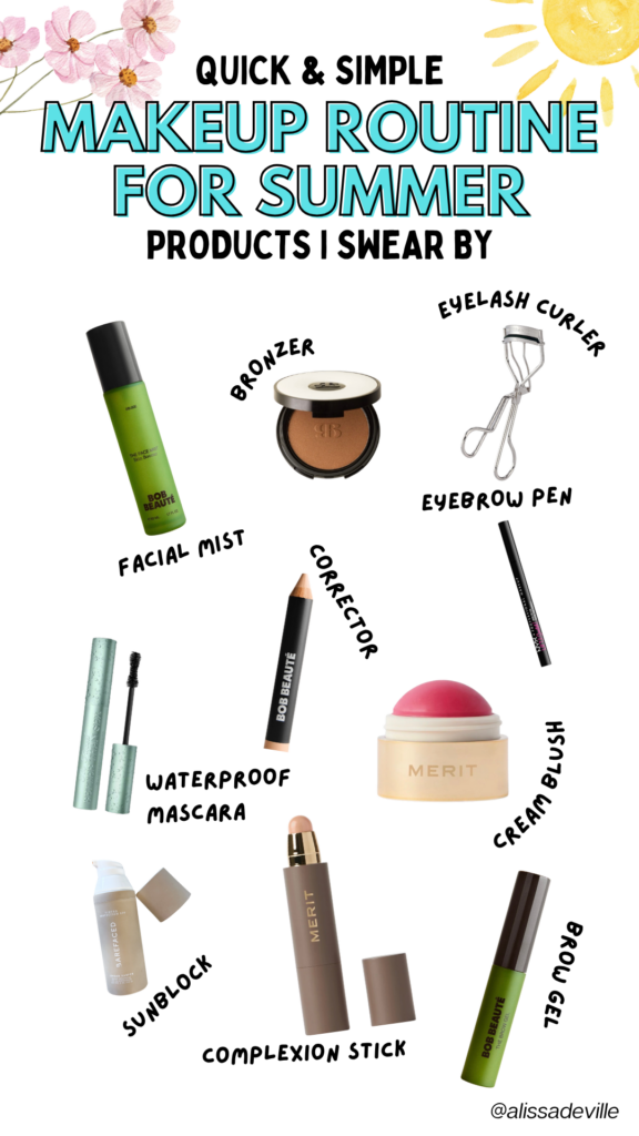 makeup routine for summer